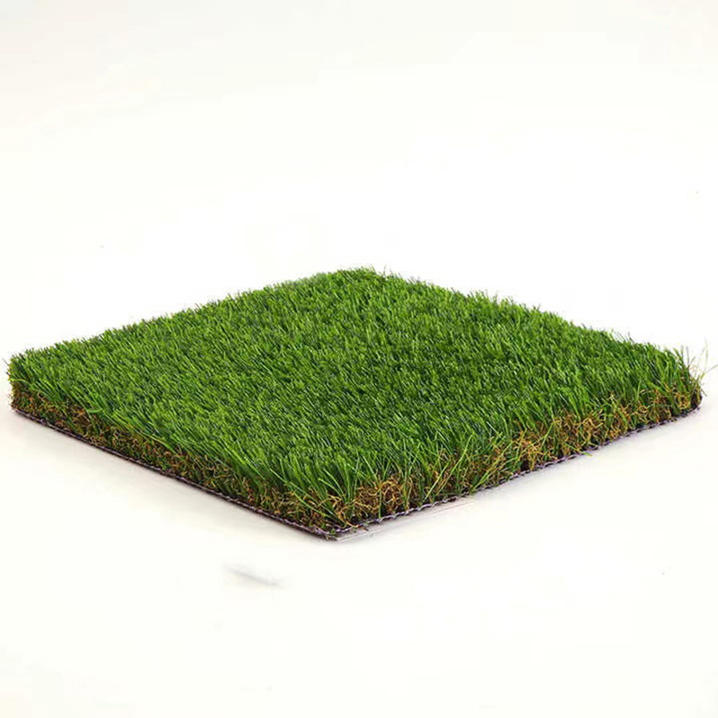 Flat Shape Hard Wearing Artificial Grass for backyard