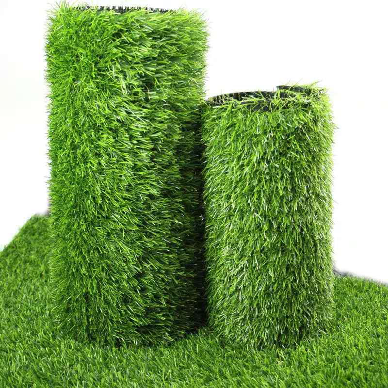 Flat Shape Customized Artificial Grass for backyard