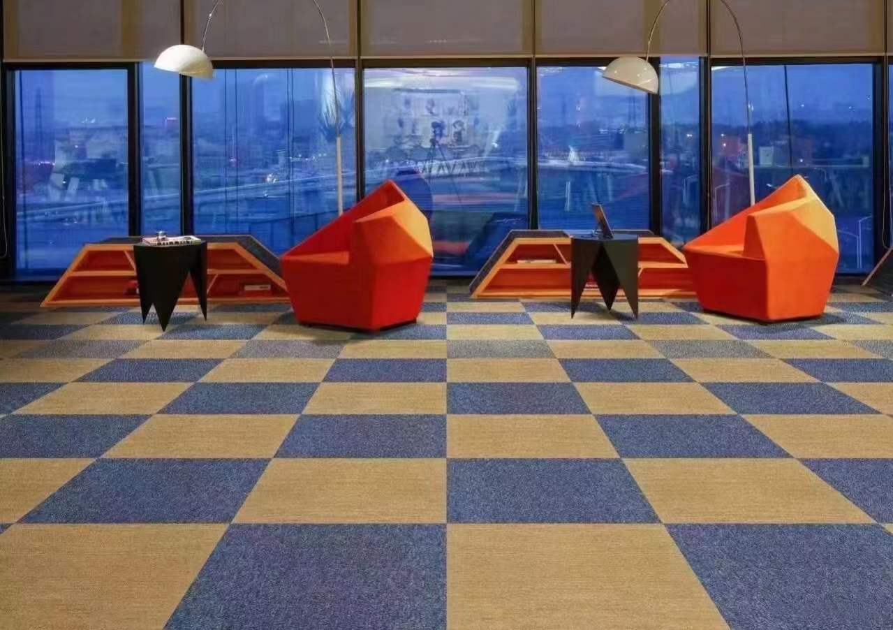 Recyclable Black Carpet Tiles For Living Room