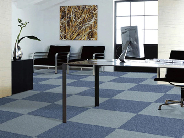 PVC Backing Commercial Use Modular PP Carpet Tile 50cm*50cm, High Quality Carpet Tiles with PVC Backing