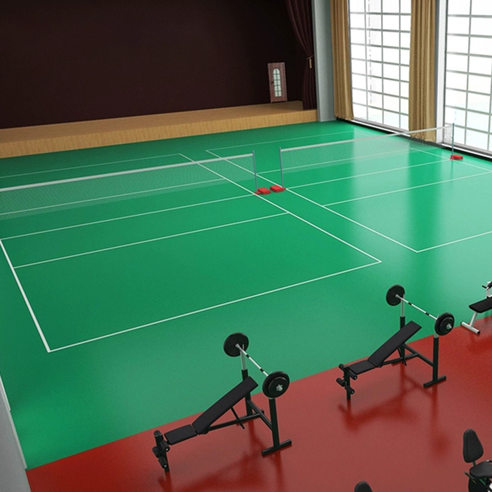 Industrial PVC Flooring For Tennis Court Sheet