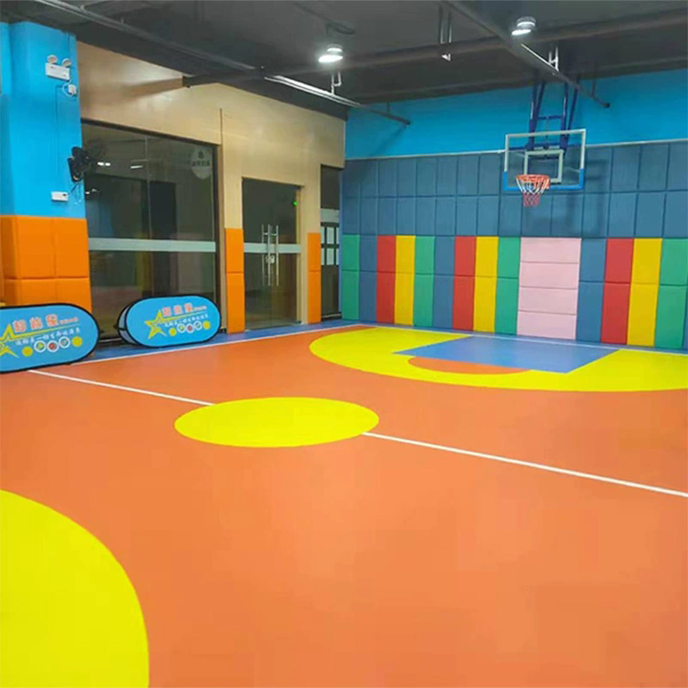 4Mm Environmental PVC Flooring For Basketball Courts